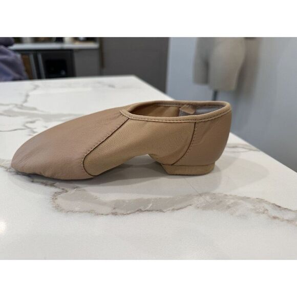 Bloch NWT Neo-Flex Jazz Shoes in Tan Size 4.5 - Picture 3 of 5